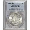 Image 3 : 1878 7TF $1 Reverse of 1879 MS65 PCGS.