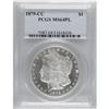 Image 1 : 1879-CC $1 MS64 Prooflike PCGS.