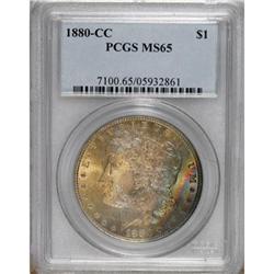 1880-CC $1 MS65 PCGS.