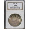 Image 3 : 1881 $1 MS66 NGC.