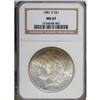 Image 1 : 1881-S $1 MS67 NGC.