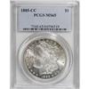 Image 1 : 1885-CC $1 MS65 PCGS.