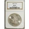 Image 1 : 1885-O $1 MS67 NGC.