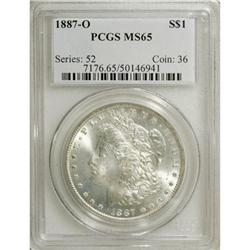 1887-O $1 MS65 PCGS.