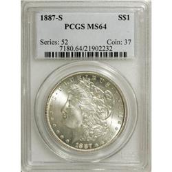 1887-S $1 MS64 PCGS.