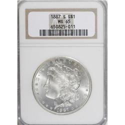 1887-S $1 MS65 NGC.
