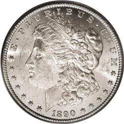 1890-CC $1 Tail Bar MS63 PCGS.