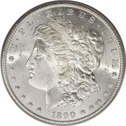 1890-CC $1 Tail Bar MS63 PCGS.