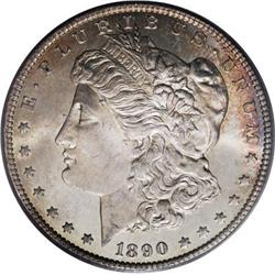 1890-CC $1 Tail Bar MS65 PCGS.