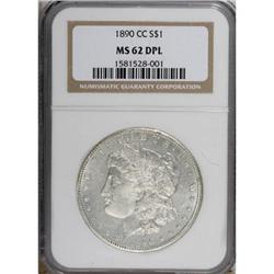 1890-CC $1 MS62 Deep Mirror Prooflike NGC.