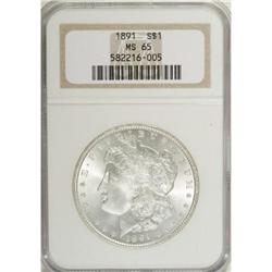 1891 $1 MS65 NGC.