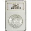 Image 3 : 1891 $1 MS65 NGC.