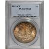 Image 1 : 1891-CC $1 MS63 PCGS.
