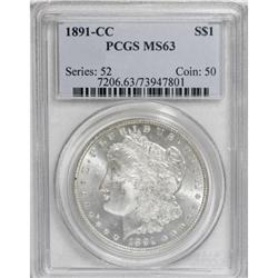 1891-CC $1 MS63 PCGS.