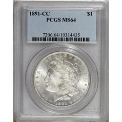 1891-CC $1 MS64 PCGS.