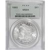 Image 1 : 1893 $1 MS64 PCGS.