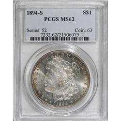 1894-S $1 MS62 PCGS.