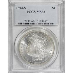 1894-S $1 MS62 PCGS.