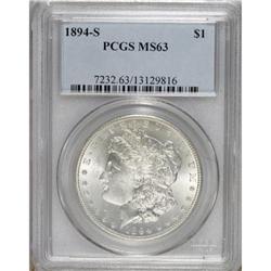 1894-S $1 MS63 PCGS.