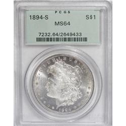 1894-S $1 MS64 PCGS.