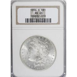 1894-S $1 MS65 NGC.