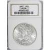 Image 1 : 1897 $1 MS66 NGC.