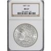 Image 1 : 1897 $1 MS67 NGC.