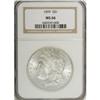 Image 1 : 1899 $1 MS66 NGC.