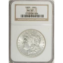 1903 $1 MS67 NGC.