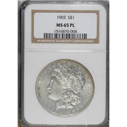 1903 $1 MS65 Prooflike NGC.