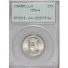 Image 1 : 1893 25C Isabella Quarter MS64 PCGS.