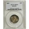 Image 1 : 1893 25C Isabella Quarter MS64 PCGS.