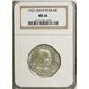 Image 1 : 1922 50C Grant with Star MS64 NGC.