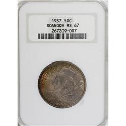 1937 50C Roanoke MS67 NGC.