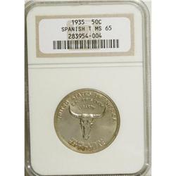 1935 50C Spanish Trail MS65 NGC.