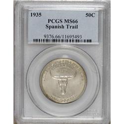 1935 50C Spanish Trail MS66 PCGS.