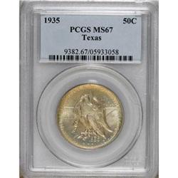 1935 50C Texas MS67 PCGS.