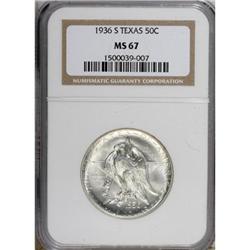 1936-S 50C Texas MS67 NGC.