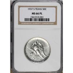 1937-S 50C Texas MS66 Prooflike NGC.