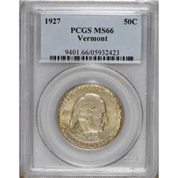 1927 50C Vermont MS66 PCGS.