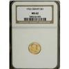 Image 1 : 1922 G$1 Grant no Star MS62 NGC.