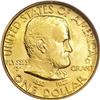 Image 1 : 1922 G$1 Grant with Star MS66 NGC.