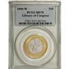 Image 1 : 2000-W $10 Library of Congress Bimetallic Ten