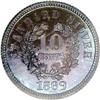 Image 2 : 1869 10C Standard Silver Ten Cents, Judd-708,
