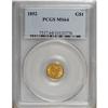 Image 1 : 1852 G$1 MS64 PCGS.