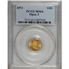 Image 1 : 1873 G$1 Open 3 MS64 PCGS.