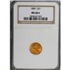 Image 3 : 1889 G$1 MS66« NGC.