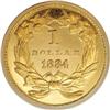Image 2 : 1884 G$1 PR64 Cameo ICG.