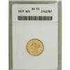 Image 1 : 1877 $2 1/2 AU55 ANACS.