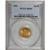 Image 1 : 1902 $2 1/2 MS64 PCGS.